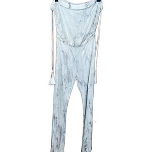 YOUNG FABULOUS BROKE Strapless Jumpsuit Size Large